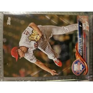 2018 Topps GOLD insert- Nick Pivetta - No.0989/2018  #241 - Phillies -RAW Mint
